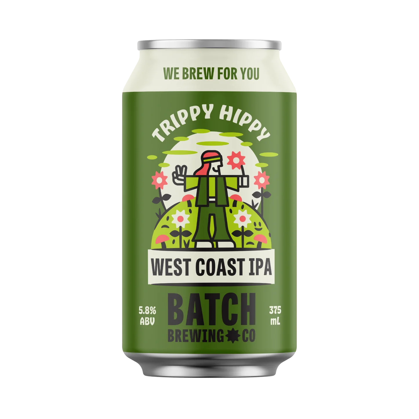 Trippy Hippy West Coast IPA Decal