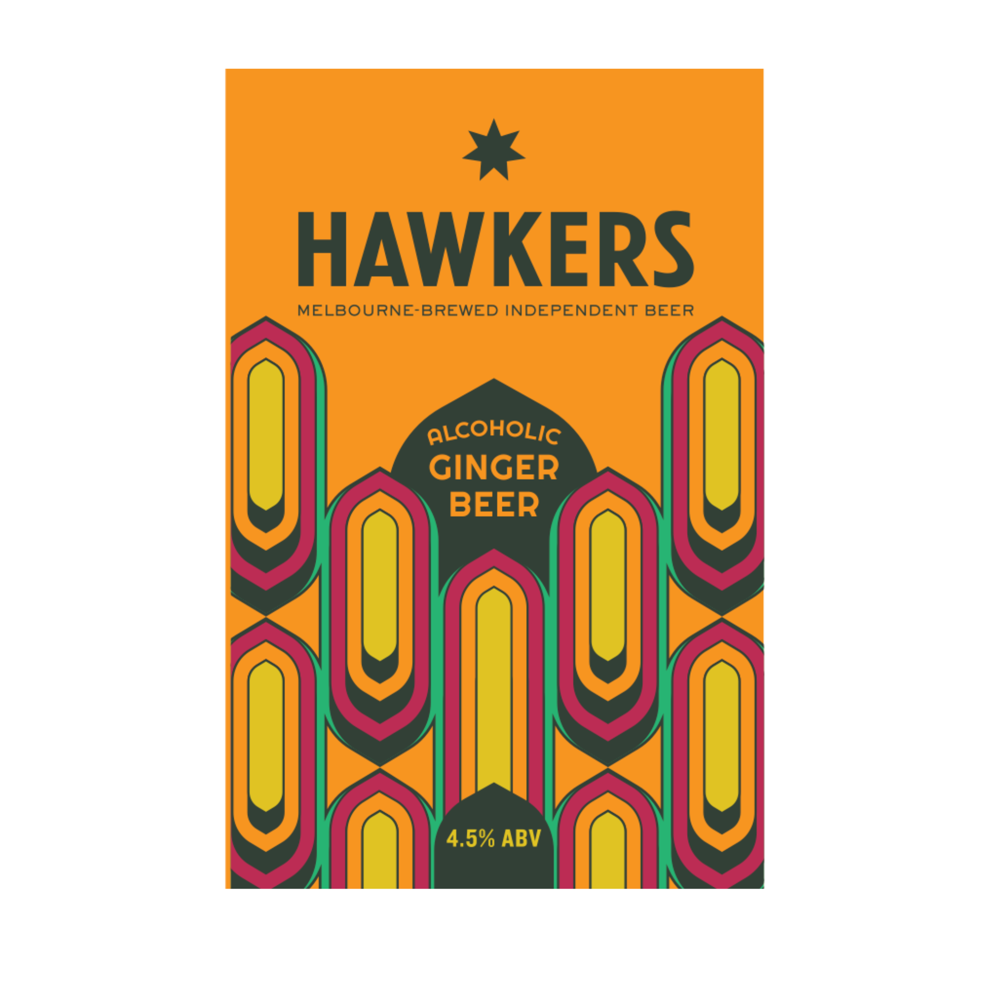 Hawkers Ginger Beer Decal